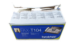 Telefono fax brother t104 - telefono, fax-t104