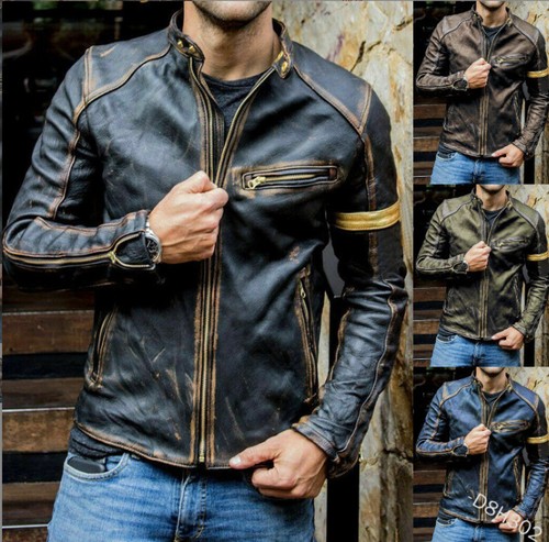 Giacca pelle da uomo - 🔥,