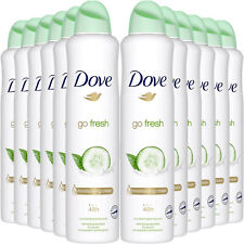 X12-Dove Go Fresh Maxi Cetriolo, Deodorante spray per tè verde, 250 ml, 48 ore