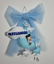 Fiocco nascita coccarda per