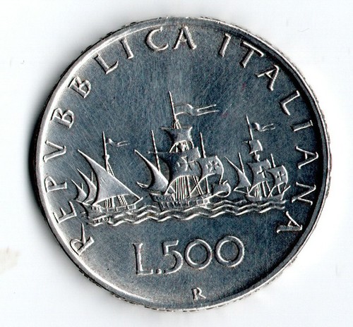 Italia 1966 lit 500 - 1966, lit.