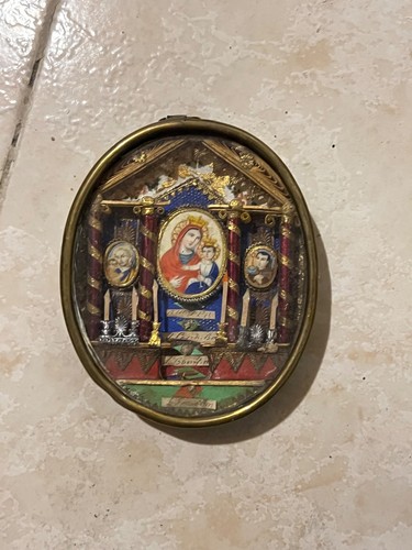 Antique 19th century reliquary - 19th,