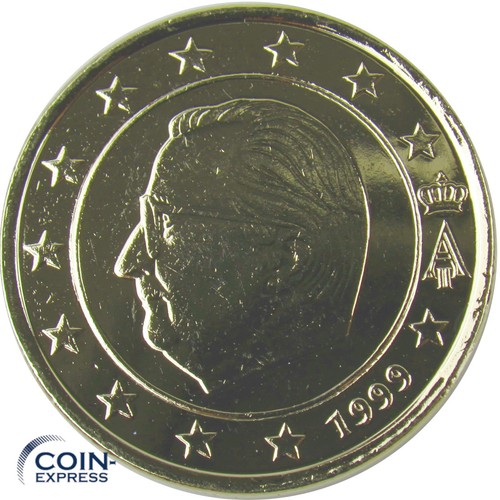 Moneta euro belgio 1999 - da, 1