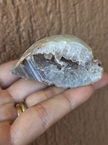 Minerali geode di agata con - di,