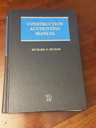 Construction accounting manual - construction,