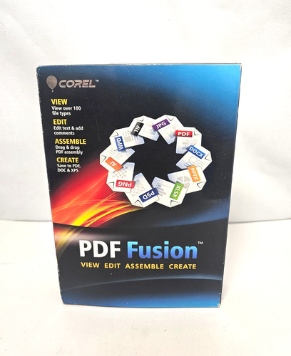 Corel pdf fusion prodotto - fusion,