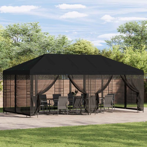 Gazebo con pareti laterali - , 6
