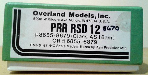 Brass overland models alco - brass,