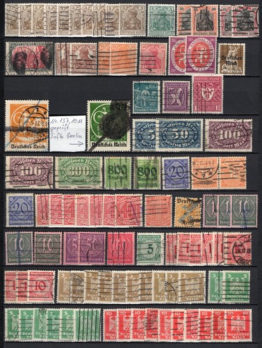 Albumseiten deutsches reich - deutsches,