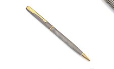 Parker Penna Sonnet Ciselé Insigna Argento 925 E Oro 23kt