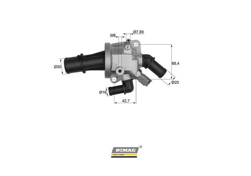 Termostato fiat 500 panda 169 - fiat,