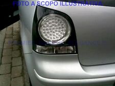 FANALI FARI POSTERIORI A LED NERI PER VOLKSWAGEN POLO 9N 9N3 DAL 01 A 09