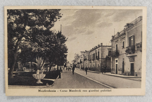 Cartolina foggia manfredonia - cartolina,