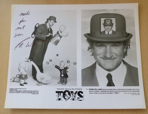 Robin williams signed - williams, toys