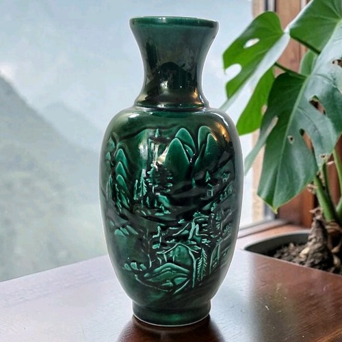 Vaso ceramica vintage - , goffrato