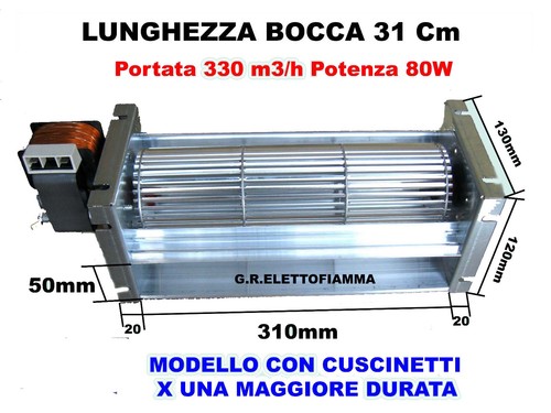 Ventola tangenziale stufa - ventola, x