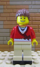 Lego  Cty0179 Ragazza con maglione corto red   Minifigura  Visita il mio negozio