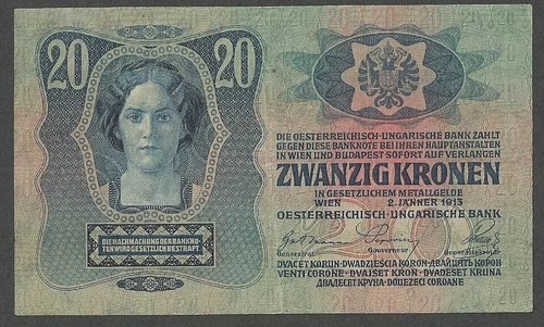 Austria corone corona - austria, 20