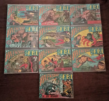 COLLANA ZANETTO - AVVENTURE DELL' FBI LOTTO N° 1 / 10 1956 OTTIME / EDICOLA CVEB