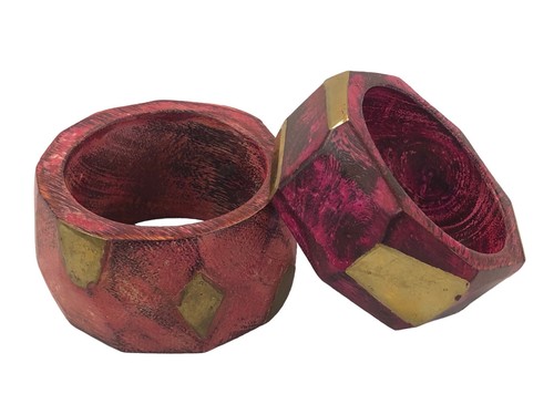 Pink and fuchsia - 2, wooden