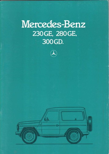 Mercedes benz wagen - g, ge