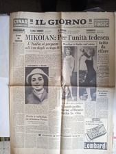  MARILYN  MONROE, GIORNALE IL GIORNO