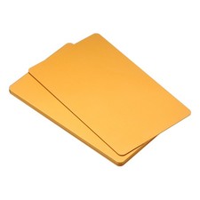0.8mm Metallo Affari Carte,10pz Nome Carta Laser Incisione,Oro