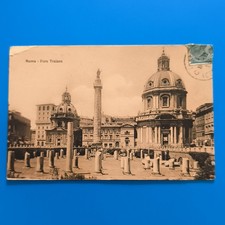 ROMA FORO TRAIANO (FOTOTIPIA ALTEROCCA TERNI) SPEDITA – CARTOLINA FORMATO PICCOL