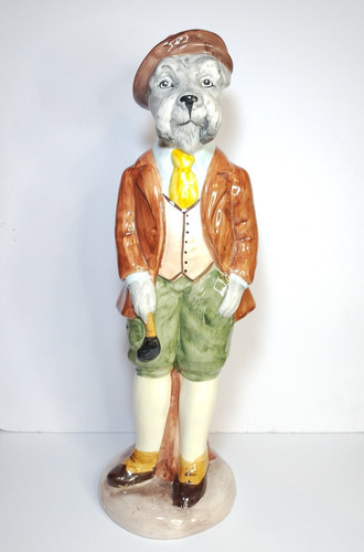 Gentleman dog statuina - dog,