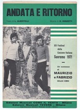 Spartito MAURIZIO E FABRIZIO
