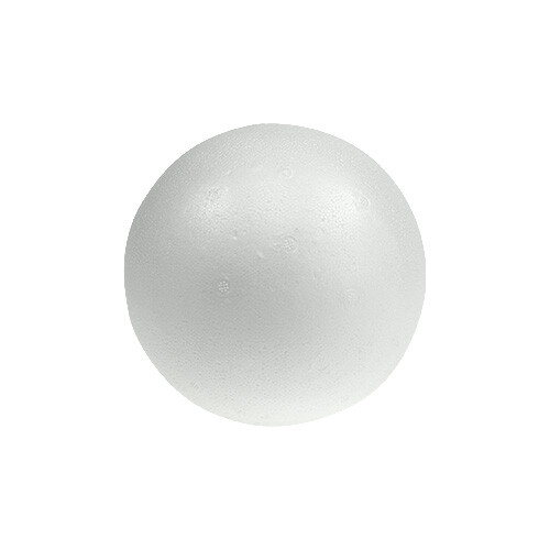 Sfera polistirolo bianca - di,