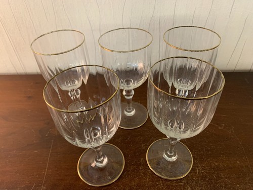 Bicchieri acqua dorati in - bicchieri,