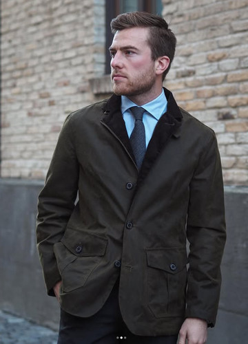 Giacca cerata barbour lutz - giacca,