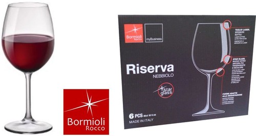 Set calici vino - 6, rosso