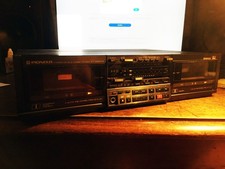 Vintage Audiophile Pioneer Stereo Double Cassette Deck CT-S99WR
