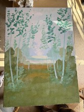 Dipinto Olio Su Tela