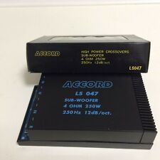 ACCORD LS 047 SUB-WOOFER 4 OHM 250 W 250Hz 12 db/oct. HIGT POWER CROSSOVERS