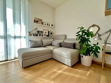 divano letto angolare contenitore con chaise longue