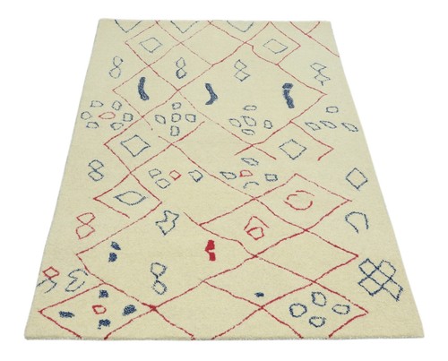 Tappeto lana 120x180 beige - in,