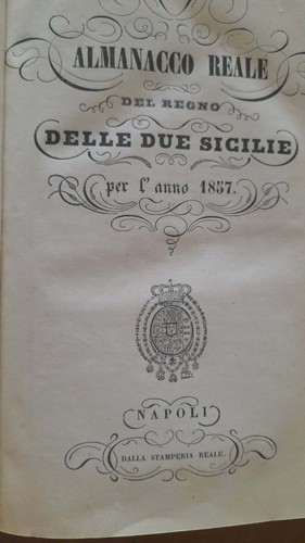 Almanacco reale del regno - del,