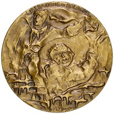 Medaglia 36° Anniversario della Liberazione di Bologna, 1981, Autore A. Murer