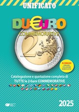 UNIFICATO 2025 CATALOGO MONETE 2 EURO COMMEMORATIVE