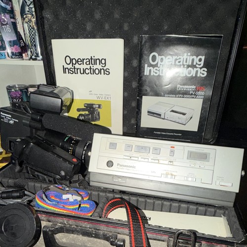 Videocamera vintage panasonic - videocamera,