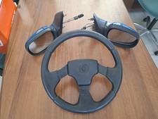 RENAULT CLIO 16V - RENAULT 19 16V COPPIA SPECCHI RETROVISORI + VOLANTE ORIGINALE