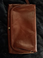 HOBO Lauren Braccialetto in pelle lucida - Borgogna