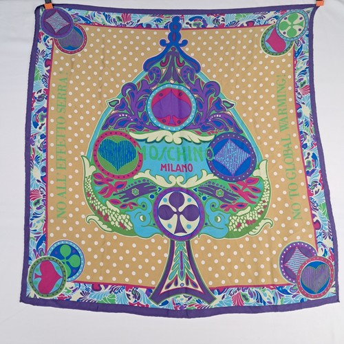 Foulard moschino pura seta - moschino,