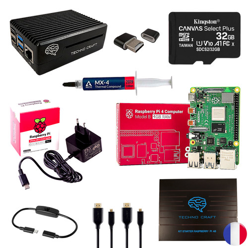 Kit raspberry 4gb - pi,