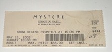 Biglietto spettacolo Mystere