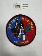 PATCH TOPPA MILITARE RICAMATA  GRUPPO CINOFILO ANTIDROGA DEI CC