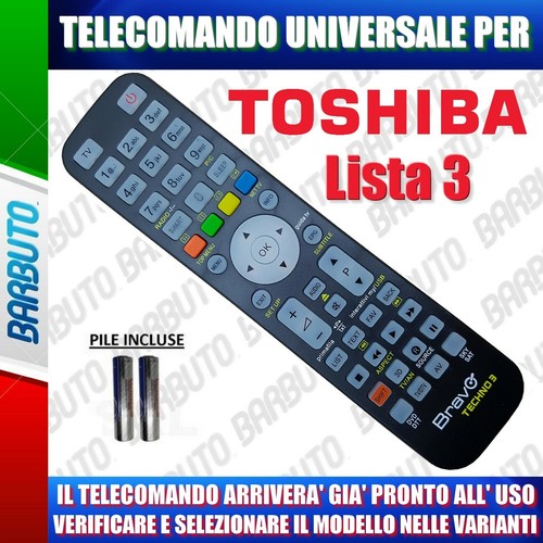 Telecomando universale toshiba - telecomando,